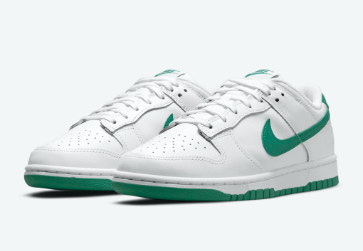 Wmns Dunk Low ‘White Lucky Green’