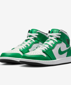 Air Jordan 1 Mid Lucky Green