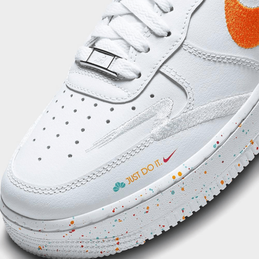 Air Force 1 White Safety Orange