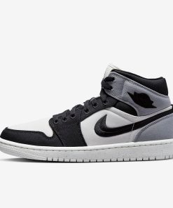 Air Jordan 1 Mid SE Light Steel Grey Black