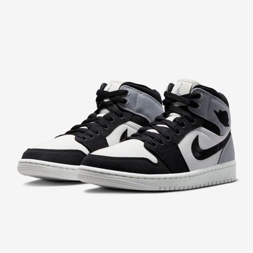 Air Jordan 1 Mid SE Light Steel Grey Black