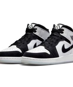 Air Jordan 1 Mid SE White Black