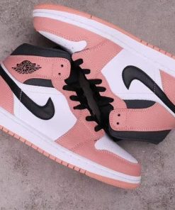 Air Jordan 1 White Pink Black