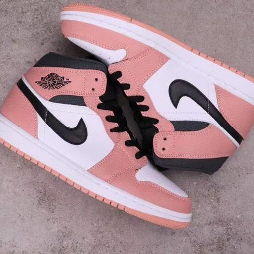 Air Jordan 1 White Pink Black