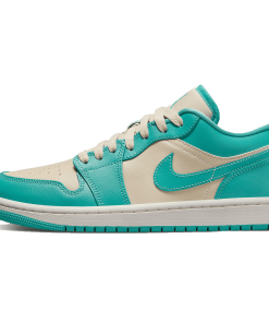 Air Jordan 1 Low Wmns ‘Tropical Teal Sandy Beige’