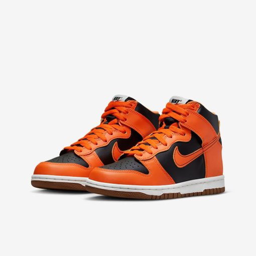 Nike Dunk Hi University ‘Chenille Swoosh Safty Orange’