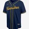 MLB Milwaukee Brewers Navy (Christian Yelich)