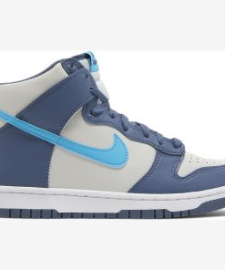 Nike Dunk High Light Bone Diffused Blue