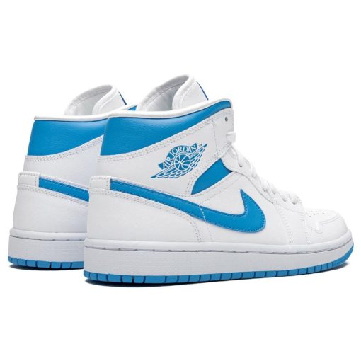 Air Jordan 1 Wmns Mid ‘UNC’ White Carolina Blue