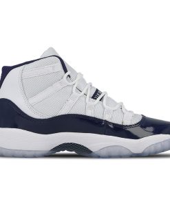 Air Jordan 11 Retro GS White-Midnight Navy Win like 82