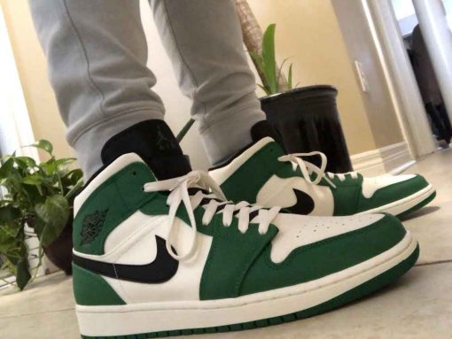 Jordan 1 Mid Pine Green