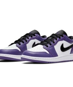 Air Jordan 1 Low GS “Court Purple White”