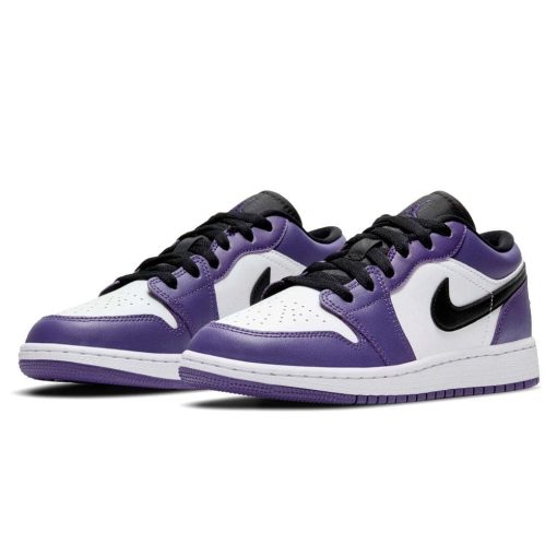 Air Jordan 1 Low GS “Court Purple White”