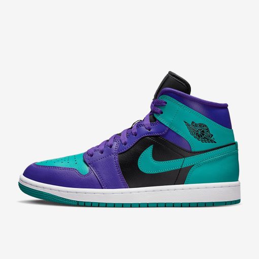 Air Jordan 1 Mid Dark Concord New Emerald