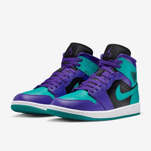 Air Jordan 1 Mid Dark Concord New Emerald