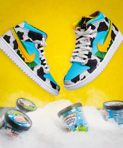 Ben & Jerry’s Chunky Dunky Jordan 1 Custom