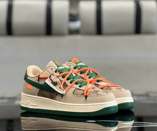 Nike Air Force 1 07 LV8 x Gucci Butter White/Green