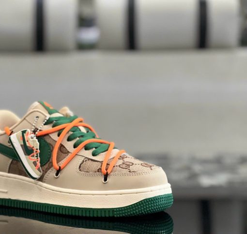 Nike Air Force 1 07 LV8 x Gucci Butter White/Green