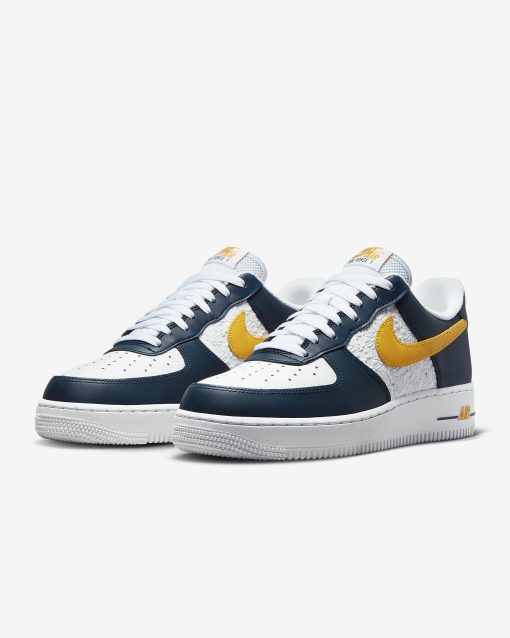 Air Force 1 ’07 Dark Obsidian White University Gold