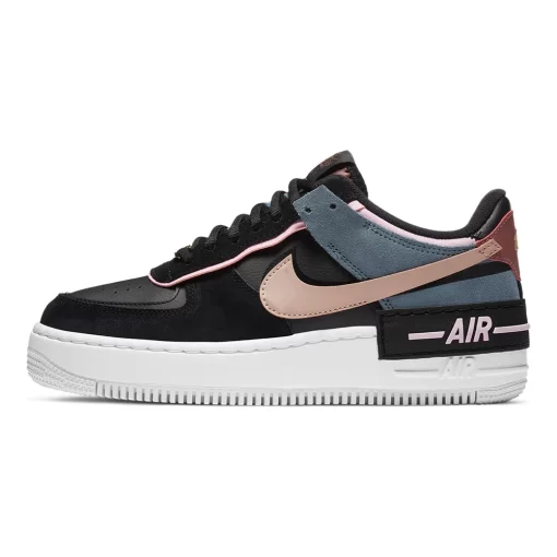 Air Force 1 Shadow Black Light Arctic Pink Claystone Red