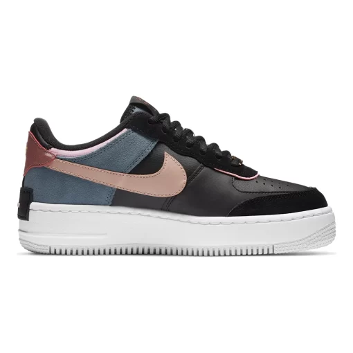 Air Force 1 Shadow Black Light Arctic Pink Claystone Red