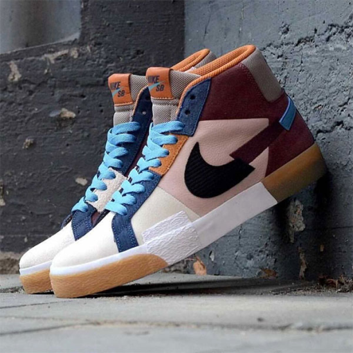 Nike Zoom Blazer Mid Premium SB Mosaic Pack – Dark Wine