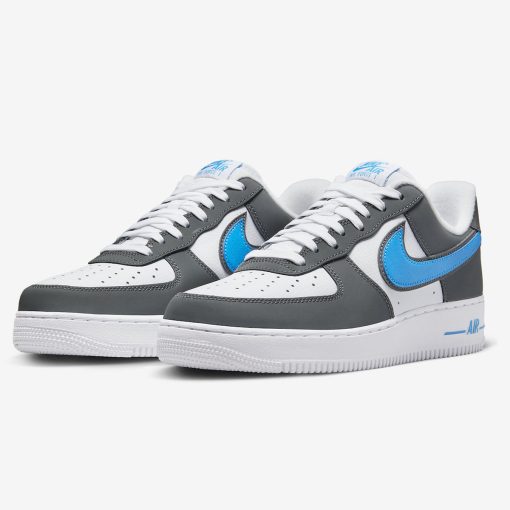 Blue & Grey Highlight This Nike Air Force 1 Low