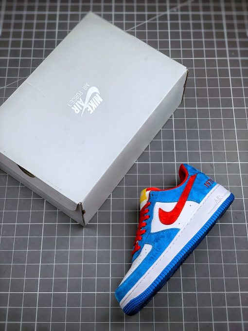 Air Force 1 “Doraemon” Light Photo Blue Speed Yellow-University Red