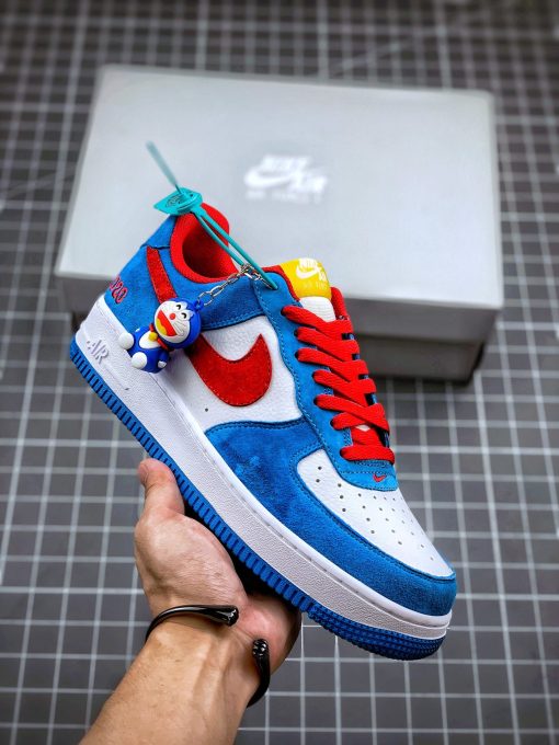 Air Force 1 “Doraemon” Light Photo Blue Speed Yellow-University Red