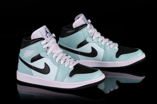 Air Jordan 1 Mid Aqua Black