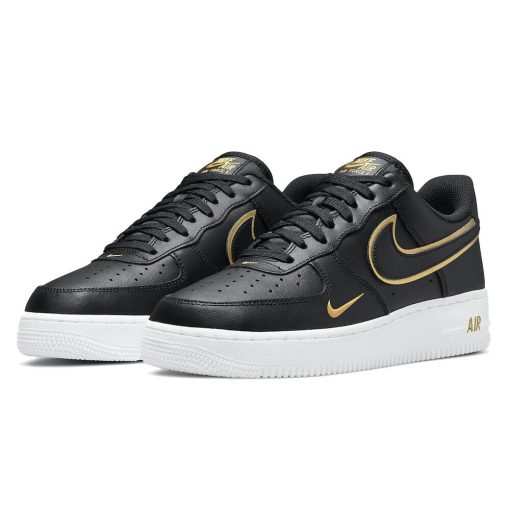 Nike Air Force 1 Low ’07 Black Metalic Gold