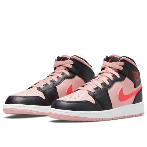 Air Jordan 1 Mid – Black Pink Crimson