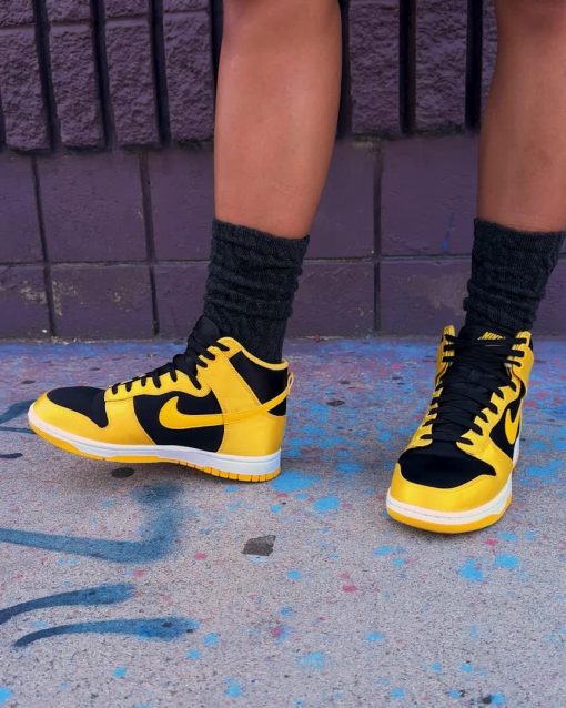 Nike Dunk High “Goldenrod Satin”