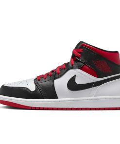 Air Jordan 1 Mid Gym Red Black Toe