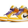 Air Jordan 1 Mid Lakers Colorway