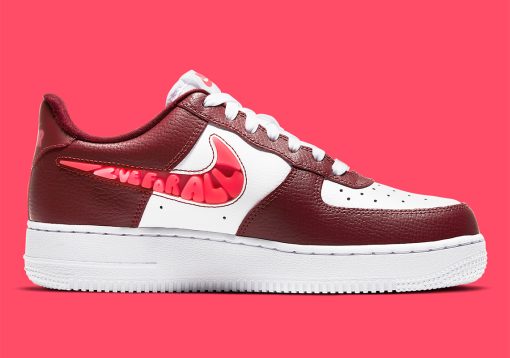 Air Force 1 SE Love For All Burgundy White