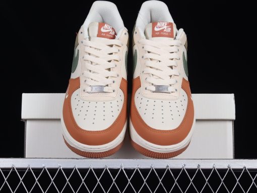 Nike Air Force 1 07 Low Green White Orange