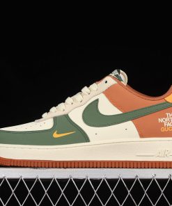 Nike Air Force 1 07 Low Green White Orange