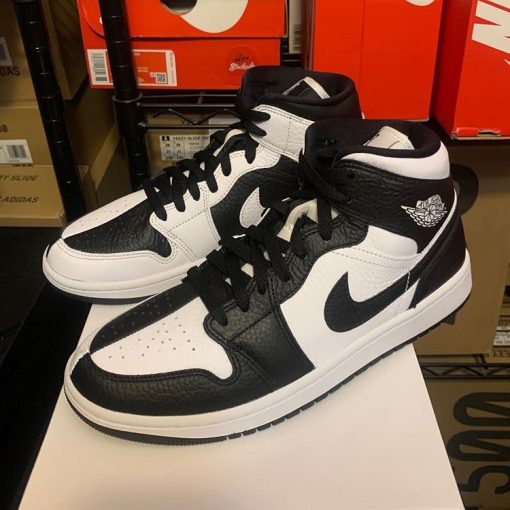 Air Jordan 1 Mid “Split” (Black/White)