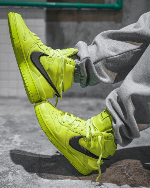 The AMBUSH x Nike Dunk High “Atomic Green”