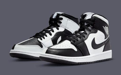 Air Jordan 1 Mid “Split” (Black/White)