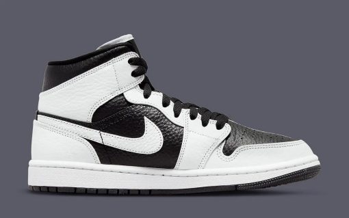 Air Jordan 1 Mid “Split” (Black/White)