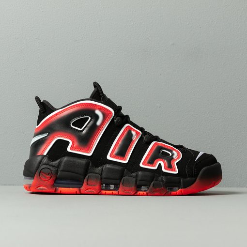 Nike Air More Uptempo ‘Black White Laser Crimson’