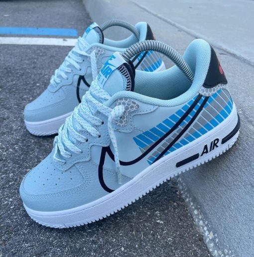 Nike Air Force 1 React Pure Platinum Blue