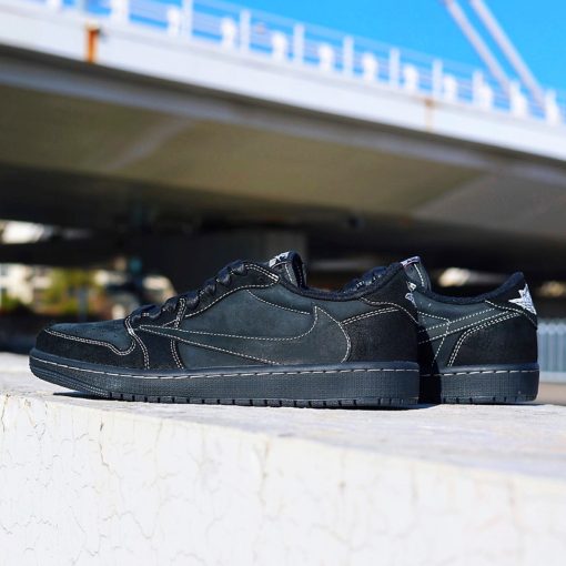 Travis Scott x Air Jordan 1 Low “Black Phantom”