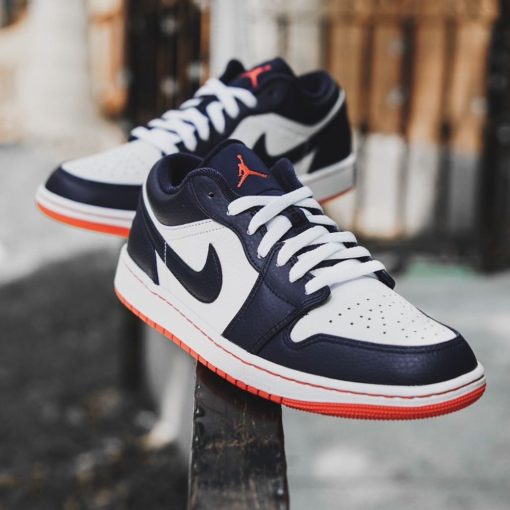 Air Jordan 1 Low Obsidian Ember Glow