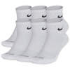 Nike 6 Pack Dri-FIT Plus Quarter Socks