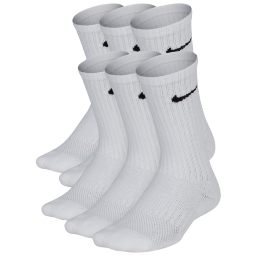 Nike 6 Pack Cushioned Crew Socks