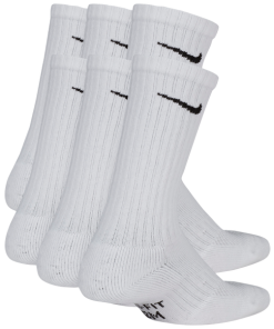 Nike 6 Pack Cushioned Crew Socks