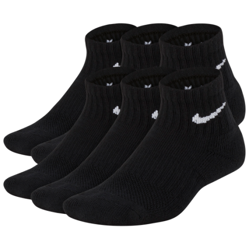 Nike 6 Pack Cushioned Quarter Socks